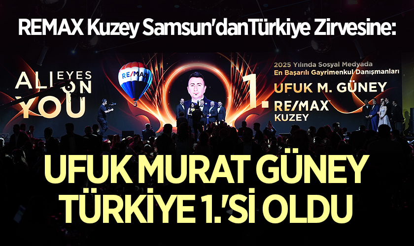 RE/MAX Kuzey’den Tarihi Başarı: Ufuk Murat Güney Türkiye 1.’si Oldu