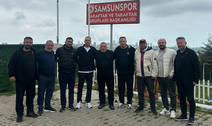 Samsunspor'un Kaptanı Zeki Yavru'dan Veda Ziyareti