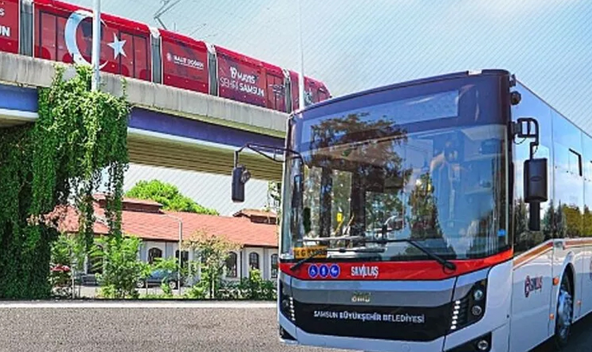 Samsun'da Bayramda 5 Gün Boyunca Toplu Taşıma Ücretsiz Olacak