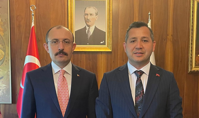 Alaçam Belediye Başkanı Ramazan Özdemir'den Mehmet Muş'a Ankara Ziyareti
