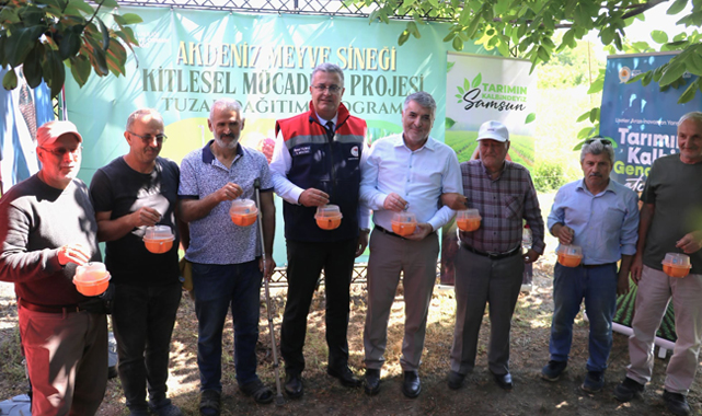 Samsun’da Akdeniz Meyve Sineğine Karşı Biyoteknik Mücadele Başlatıldı