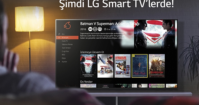 Vodafone TV Uygulaması LG Smart TV'lere Eklendi