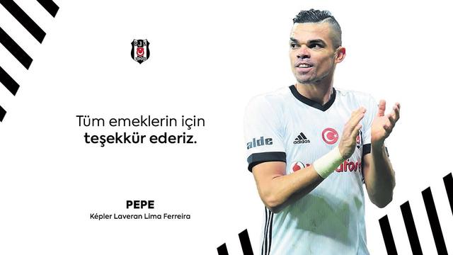 Beşiktaş'tan Pepe'ye Teşekkür Mesajı!