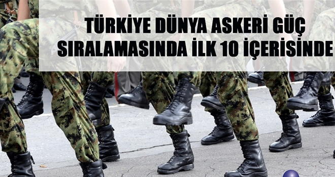 Türkiye Dünya Askeri Güç Sıralamasında İlk 10 İçerisinde