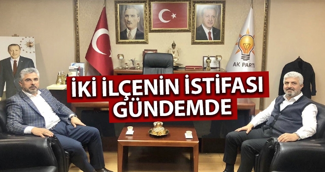AK Parti Samsun'da iki ilçenin daha istifası gündemde..!