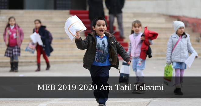 MEB 2019-2020 Ara Tatil Takvimi
