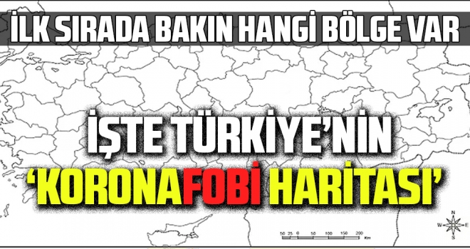 Türkiye'nin 'Koronafobi' Haritası Çıkarıldı!