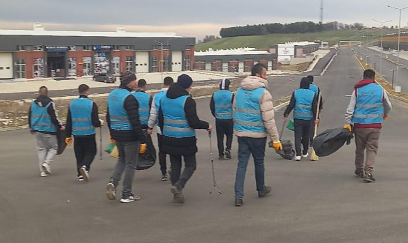 Samsun'da Yükümlüler Yeni Toybelen Sanayisini Temizledi