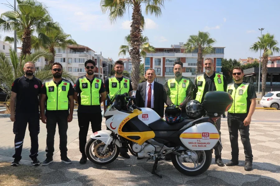 Samsun'da Motosikletli Ambulans Dönemi Başladı