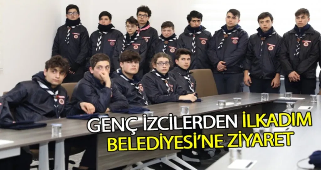 Genç İzcilerden İlkadım Belediyesi'ne Ziyaret