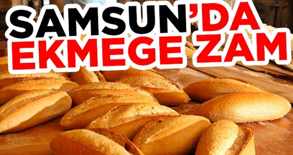 Samsun'da ekmek 2,5 lira oldu