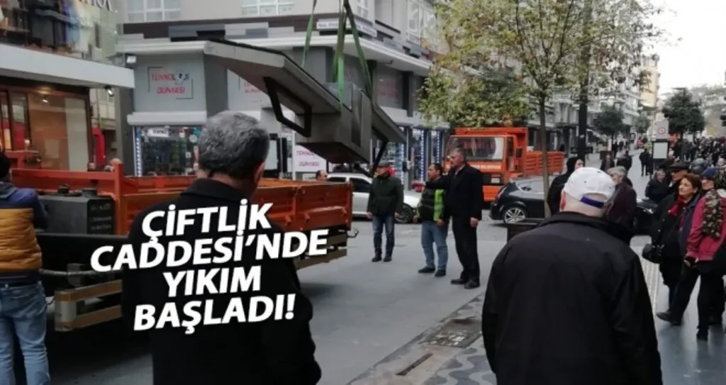 Samsun'un Çiftlik Caddesi trafiğe açılması için inşaat çalışmaları başladı!