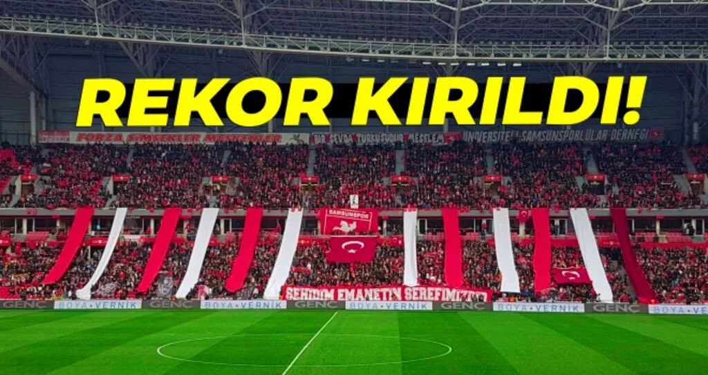 Samsunspor İnegöl Maçında Rekor Kırıldı..!