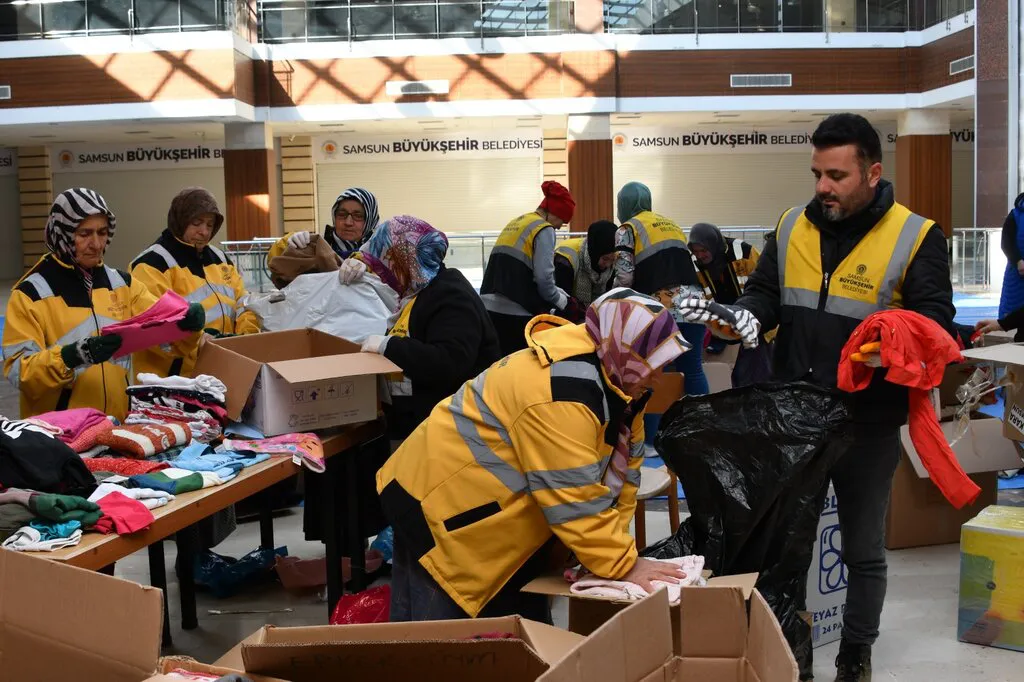 Samsun Yardım Koordinasyon Merkezi'nden 5 bin afetzede faydalandı