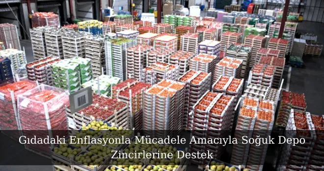 Gıdadaki Enflasyonla Mücadele Amacıyla Soğuk Depo Zincirlerine Destek