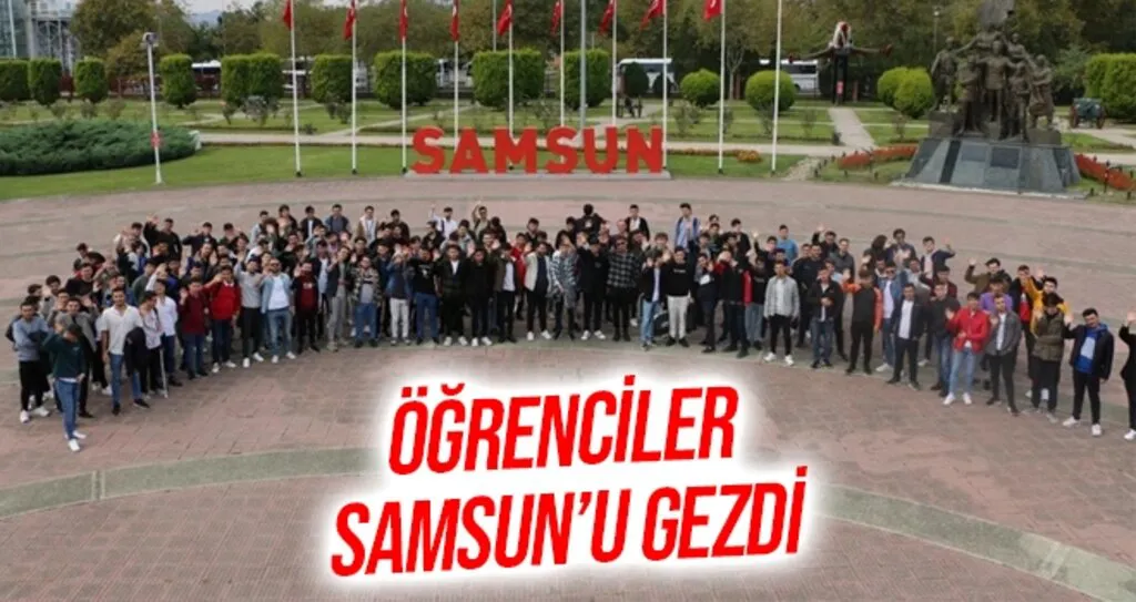 Öğrenciler Samsun'u Gezdi