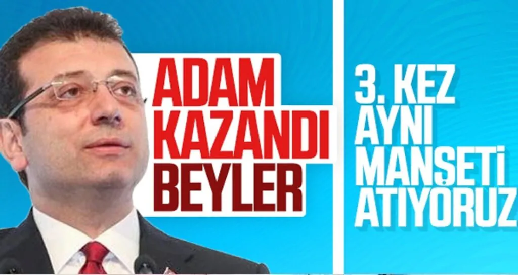 İBB Seçimlerinin Kazananı Ekrem İmamoğlu
