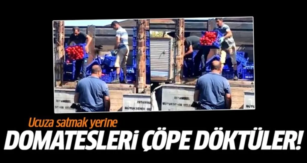 Ucuza Satmak Yerine Çöpe Döktüler!