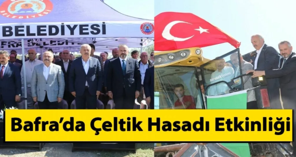 Bafra’da Çeltik Hasadı Etkinliği
