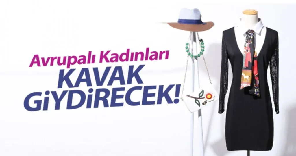 Avrupalı Kadını Kavak Giydirecek