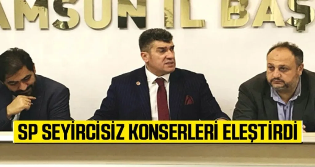 SP Seyircisiz Konserleri Eleştirdi