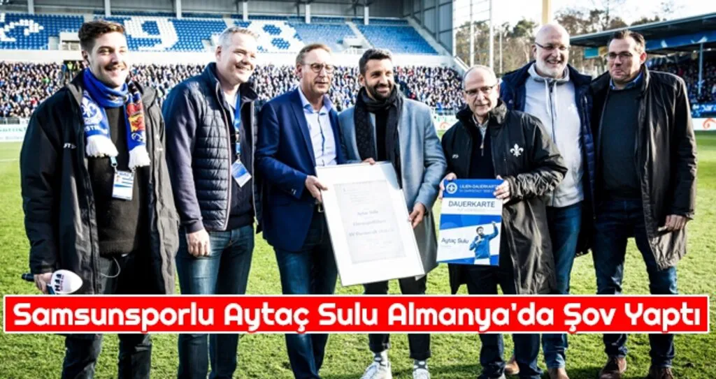 Samsunsporlu Aytaç Sulu Almanya'da Şov Yaptı