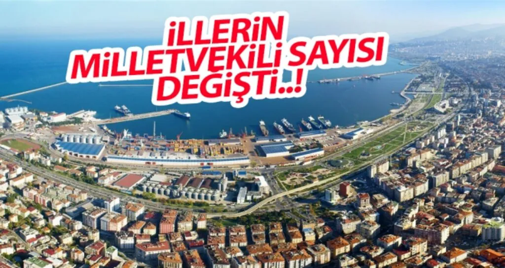 YSK İllerin milletvekili sayılarını değiştirdi..!