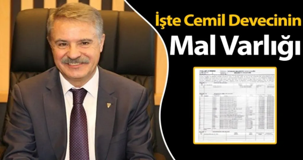 Cemil Deveci'nin mal varlığı açıklandı..!