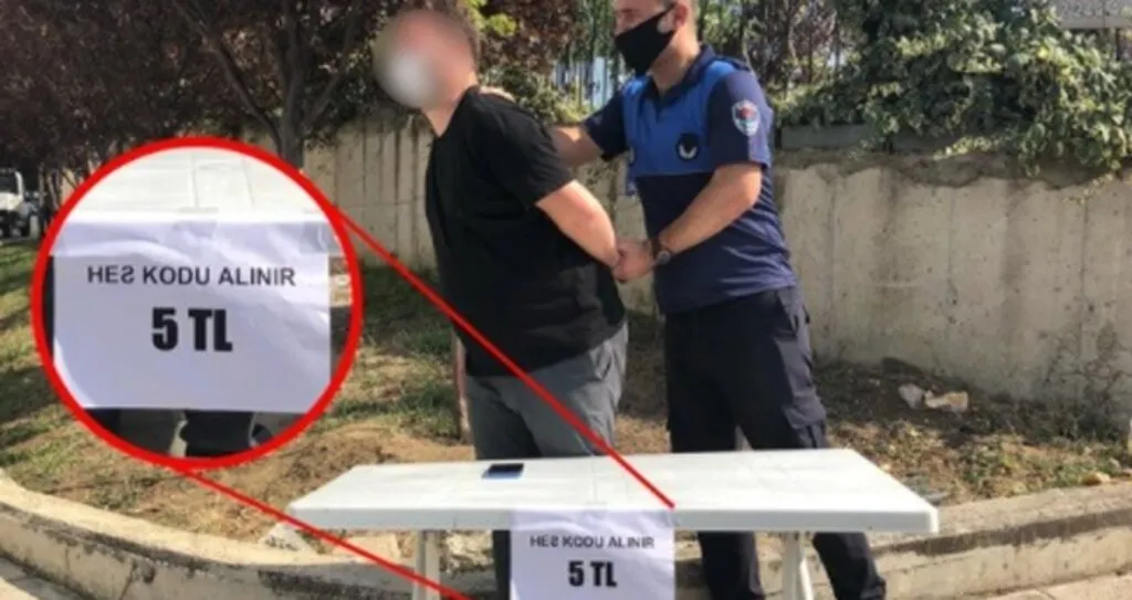 Samsun'da HES Kodunu Parayla Satarken Yakalandı