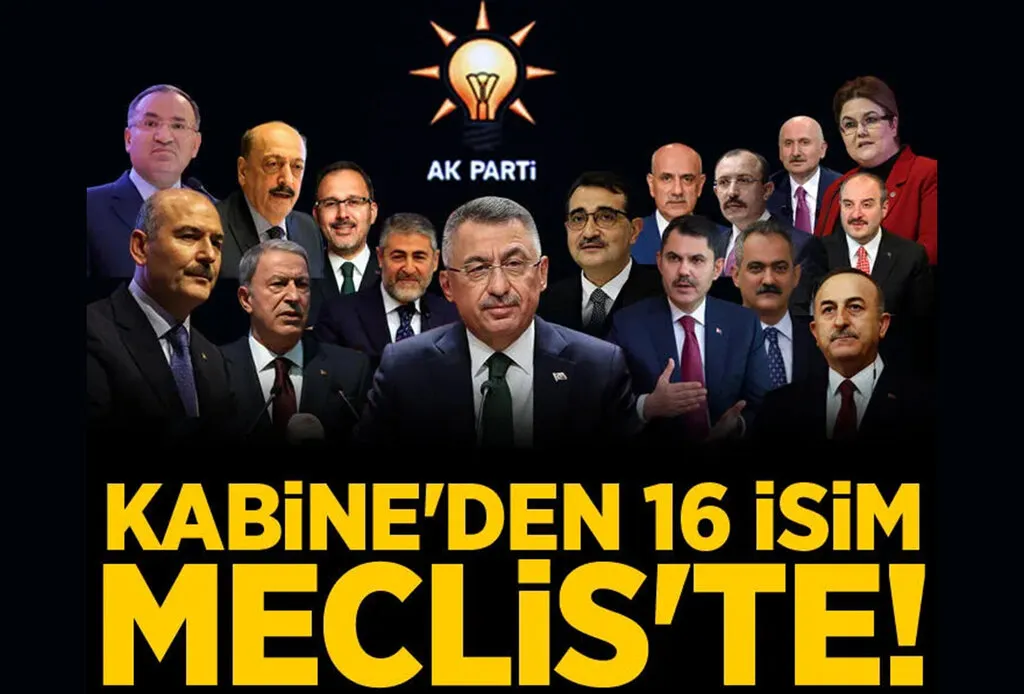 Kabine'nin 16 üyesi AK Parti'den milletvekili seçildi