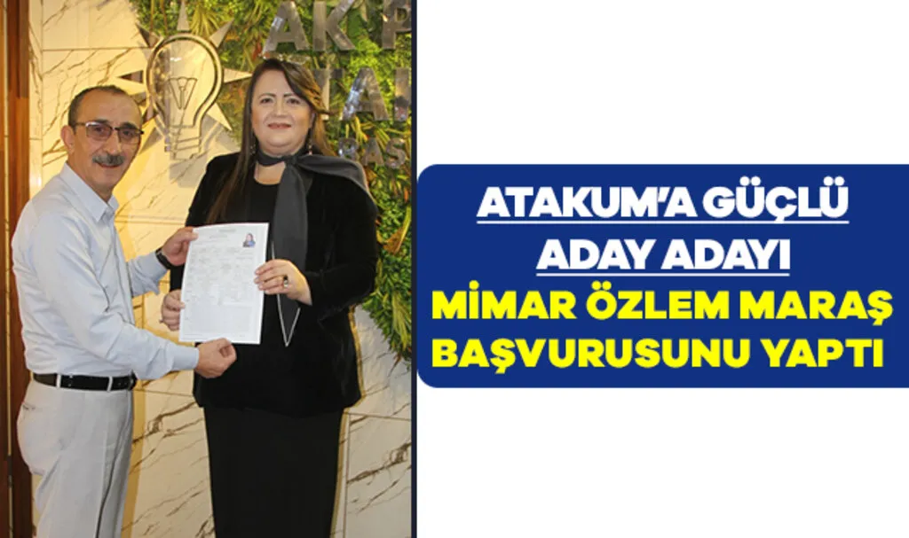 Mimar Özlem Maraş Atakum Belediye Başkan Aday Adayı başvurusunu yaptı