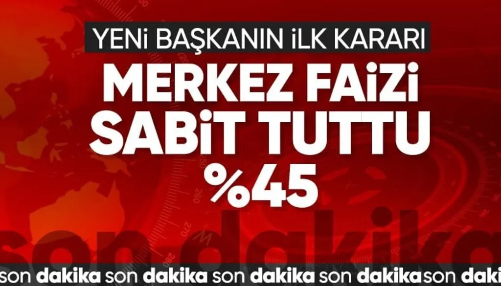 8 Ay Sonra İlk Kez! Merkez Bankası Faiz Kararını Açıkladı