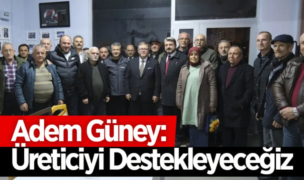 Yeniden Refah Partisi Samsun Büyükşehir Belediye Başkan Adayı Adem Güney: Üreticiyi Destekleyeceğiz