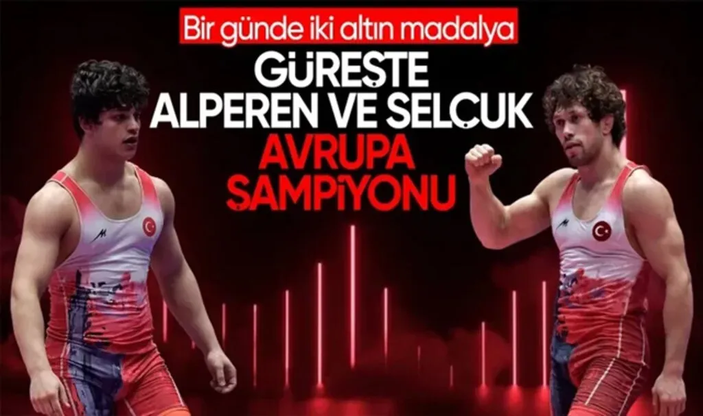Avrupa Güreş Şampiyonasında Alperen Berber'den Altın Madalya