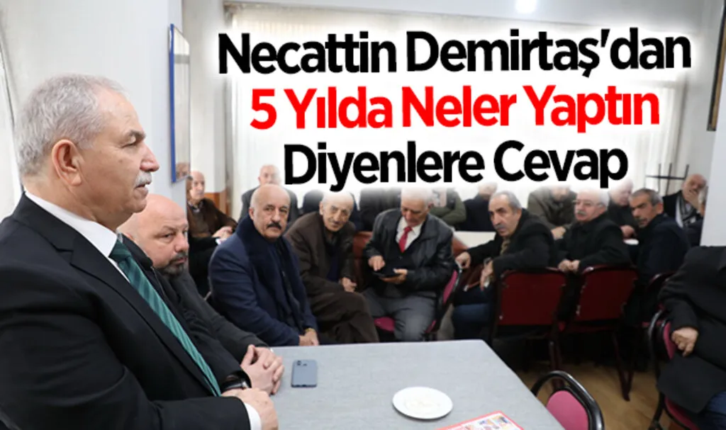 İlkadım Belediye Başkanı Necattin Demirtaş'dan 5 Yılda Neler Yaptın Diyenlere Cevap