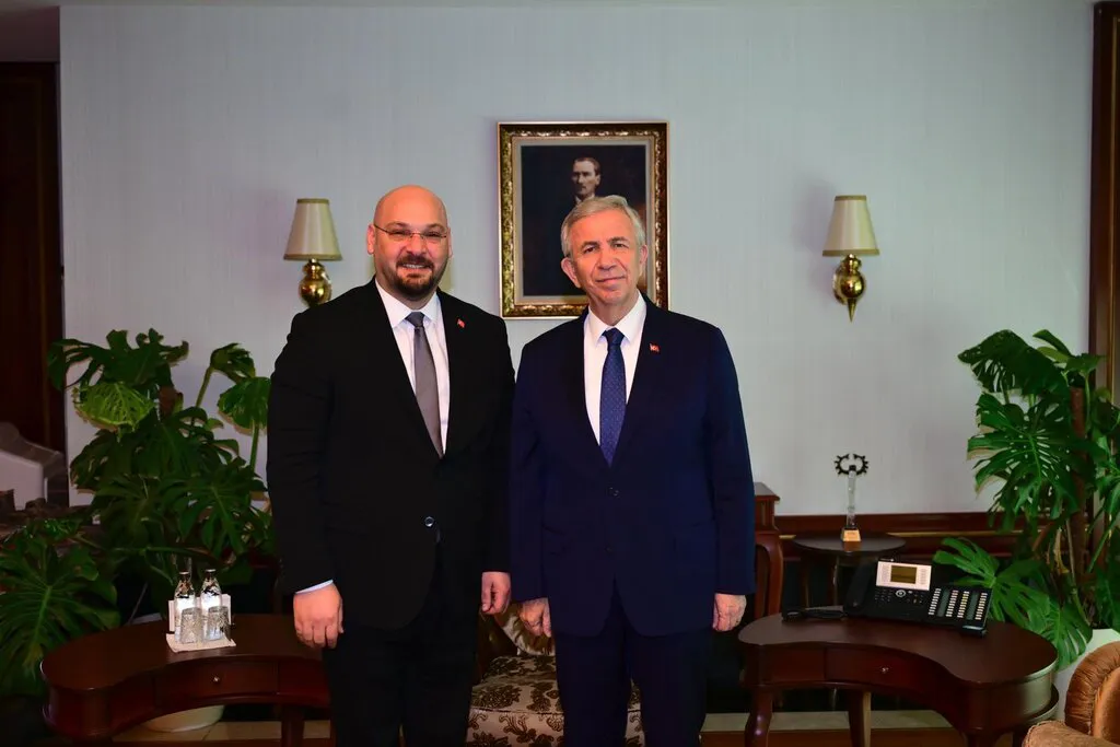 Serhat Türkel’den Mansur Yavaş’a teşekkür ziyareti