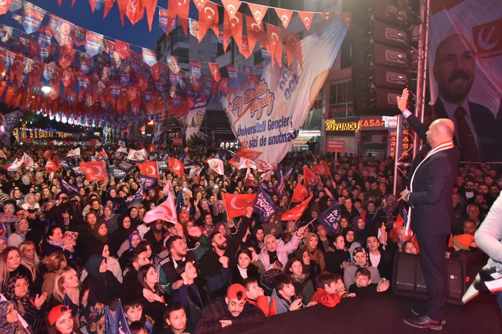 YRP Tekkeköy Başkan Adayı Hasan Togar'dan 10 Bin kişilik Miting