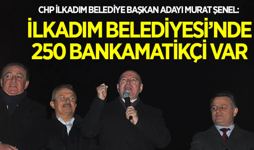 Murat Şenel: İlkadım Belediyesi'nde işe gelmeden maaş alan en az 250 bankamatikçi var