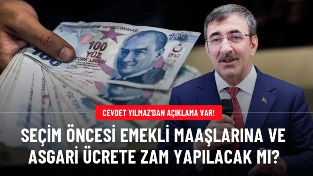 Asgari ücrete ve emekli maaşlarına zam yapılacak mı? Cumhurbaşkanı Yardımcısı Yılmaz'dan açıklama var