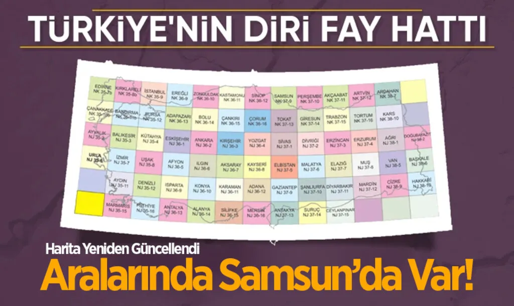 Samsun’da Deprem Riski Var Mı? İşte Güncellenmiş Fay Hattı Haritası