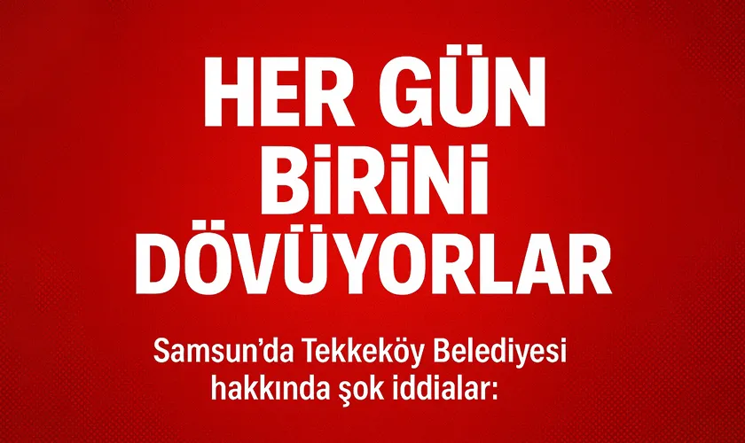 Tekkeköy Belediyesi’nde skandal iddialar bitmiyor! 