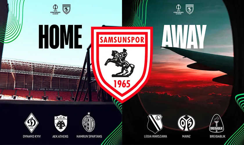 Samsunspor’un Konferans Ligi’ndeki Rakipleri Netleşti