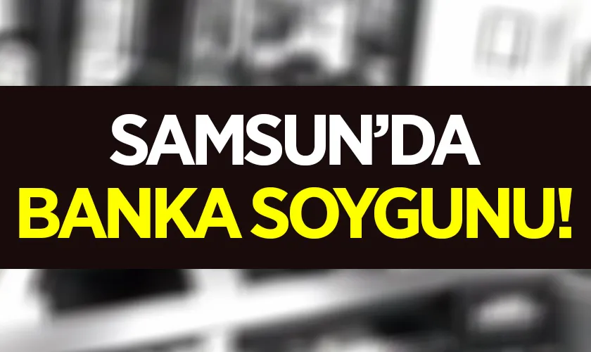 Samsun Çarşamba’da Şok Soygun Girişimi: Esnaf Bankayı Kuru Sıkı Tabancayla Soydu, Polis Kaçışına İzin Vermedi