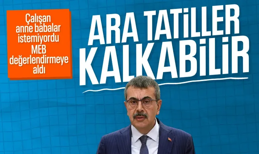 Okullarda Ara Tatil Kalkıyor mu? Bakan Yusuf Tekin'den Dikkat Çeken Açıklamalar