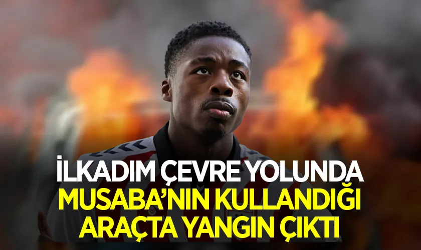 İlkadım Çevre Yolunda Musaba’nın Kullandığı Araçta Yangın Çıktı