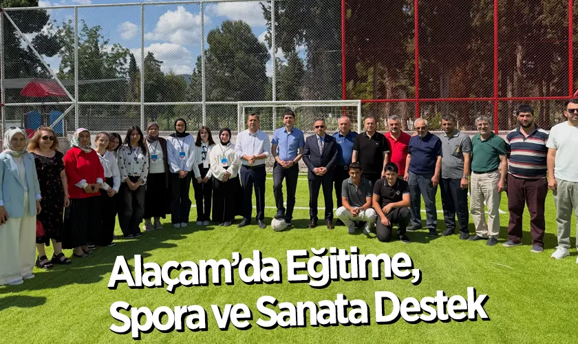 Alaçam’da Eğitime, Spora ve Sanata Destek