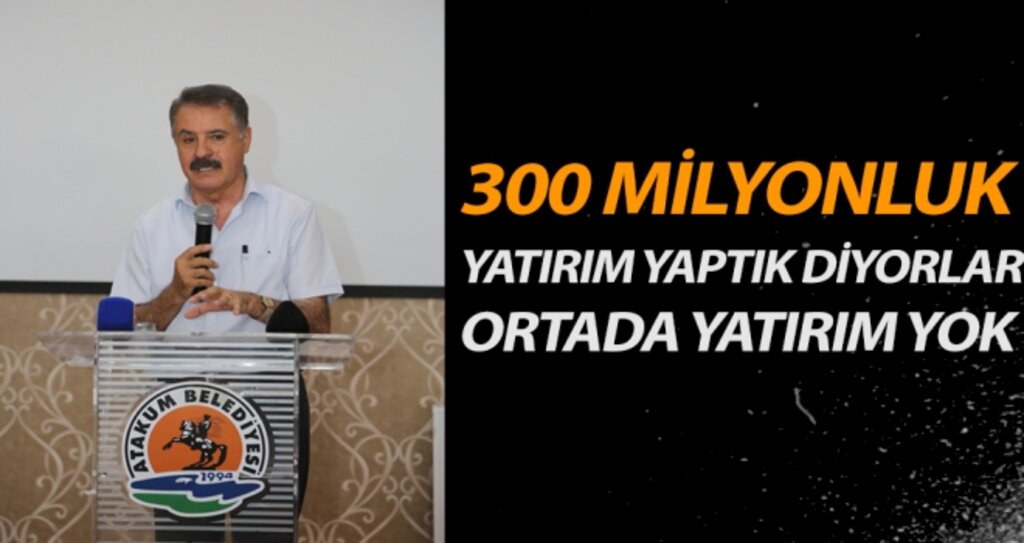 Cemil Deveci: 300 Milyonluk Yatırım Yaptık Diyorlar Ama Ortada Yatırım Yok haberi