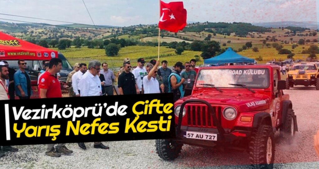 Vezirköprü’de Çifte Yarış Nefes Kesti haberi