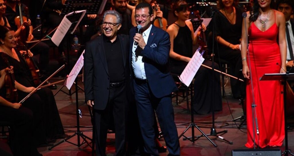 İmamoğlu, Livaneli konserinde haberi