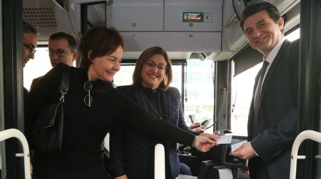 Gaziantep'te Kredi Kartıyla Yolculuk Dönemi Resmen Başladı haberi